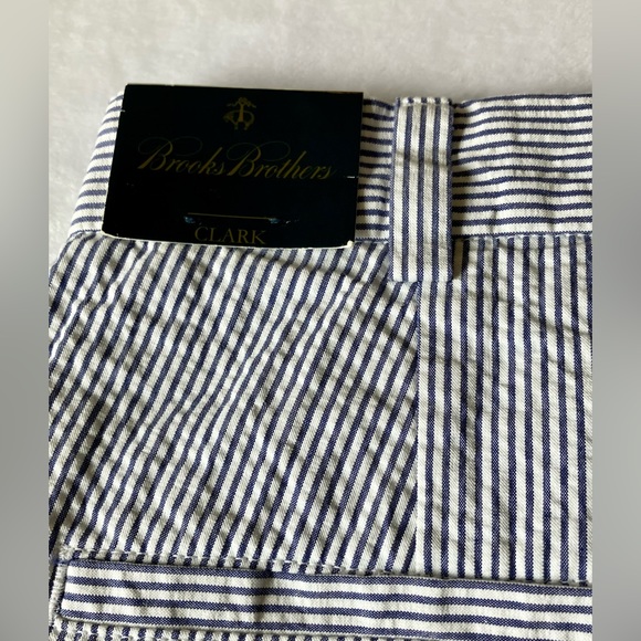 Brooks Brothers 35X34 Clark Genuine Seersucker Striped Pants NWT - Picture 5 of 8